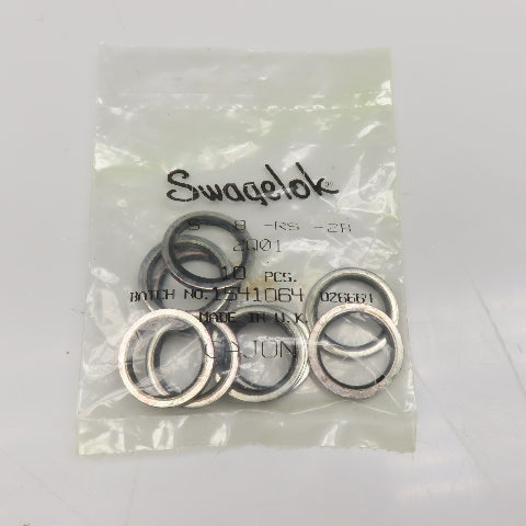 Swagelok S-8-RS-2B Carbon Steel Buna Gasket For 1/2" ISO Parallel Thread Lot/10
