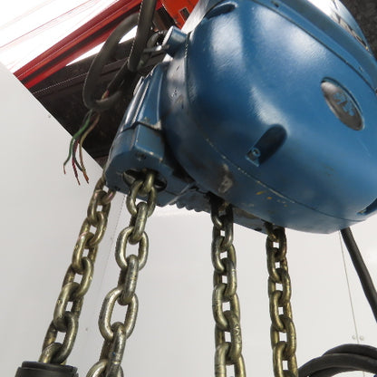 Demag PK10N 2000LBS 1 Ton Electric Chain Hoist 15' Lift 12.5FPM 230/460V 3PH