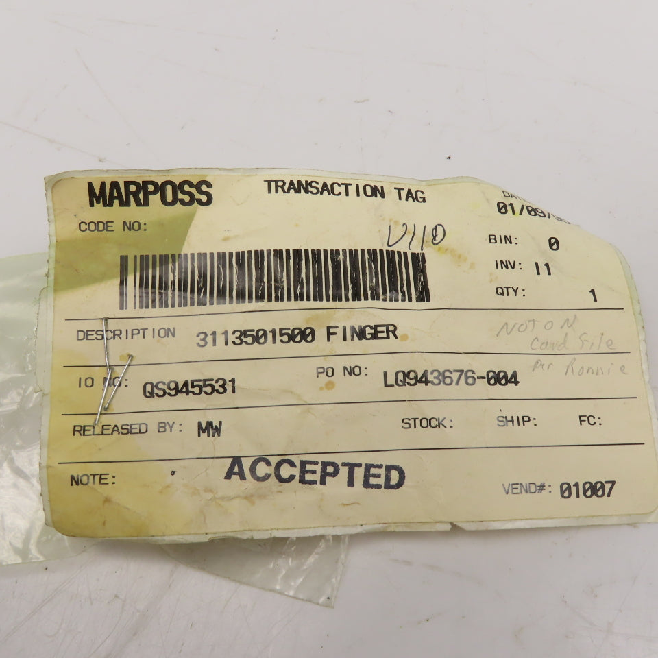 Marposs 3131501500 Measuring Finger