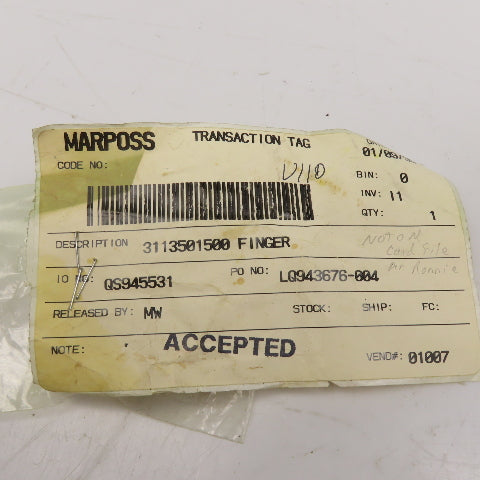 Marposs 3131501500 Measuring Finger