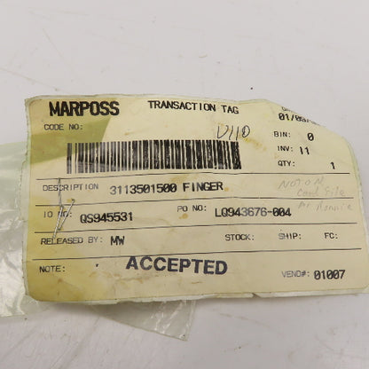 Marposs 3131501500 Measuring Finger