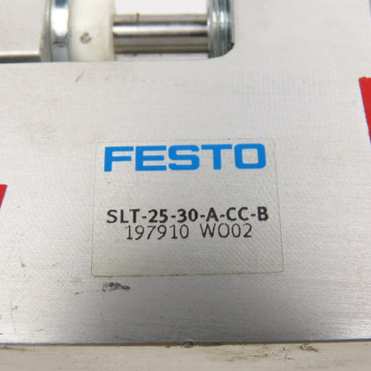 Festo SLT-25-30-A-CC-B 30mm Stroke Pneumatic Guided Cylinder Slide Plate