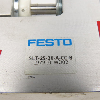 Festo SLT-25-30-A-CC-B 30mm Stroke Pneumatic Guided Cylinder Slide Plate