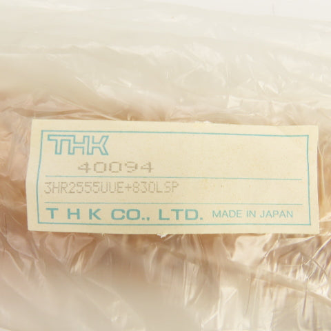 THK 3HR3065UU+830LSP Linear Guide Rails 830mm L x 18mm W x 27mm H Lot Of 2