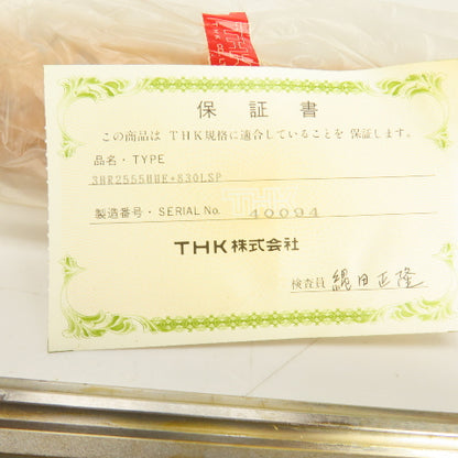 THK 3HR3065UU+830LSP Linear Guide Rails 830mm L x 18mm W x 27mm H Lot Of 2