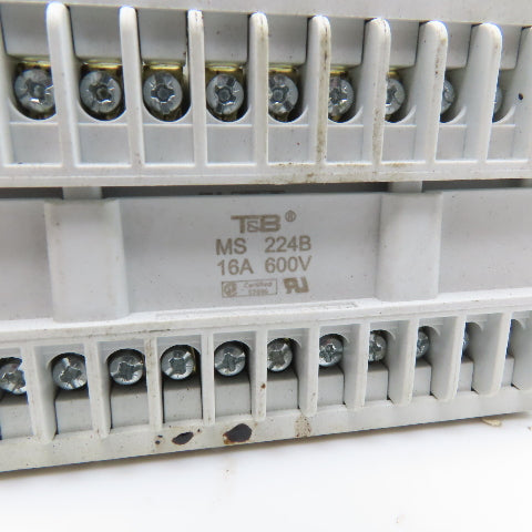 Thomas Betts MS 224B SH 724 MV 24 Position Connector Insert And Hood Side Entry
