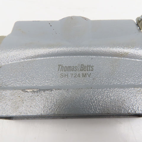 Thomas Betts MS 224B SH 724 MV 24 Position Connector Insert And Hood Side Entry