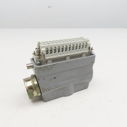 Thomas Betts MS 224B SH 724 MV 24 Position Connector Insert And Hood Side Entry