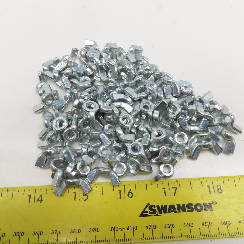Brighton Best 863015 #10-32 Wing Nut Low Carbon Zinc Box Of 100