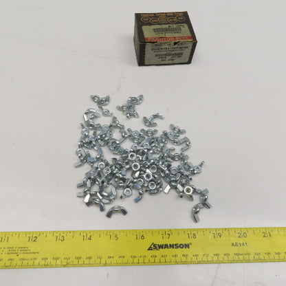 Brighton Best 863015 #10-32 Wing Nut Low Carbon Zinc Box Of 100