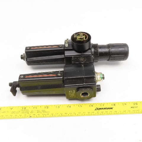Excelon B74G-3AK-AD3-RMN 3/8" Compressed Air Filter Regulator Lubricator FRL