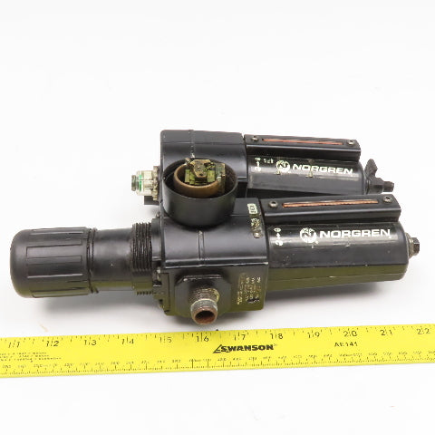 Excelon B74G-3AK-AD3-RMN 3/8" Compressed Air Filter Regulator Lubricator FRL