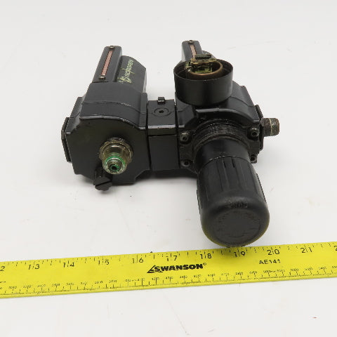 Excelon B74G-3AK-AD3-RMN 3/8" Compressed Air Filter Regulator Lubricator FRL