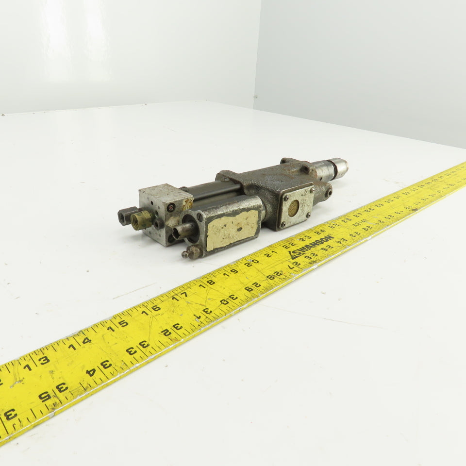 Air Driven Pneumatic Drill/Tapping Head 1/2" Stroke Jacobs 1BA 3/8-24 THD 0-1/4"