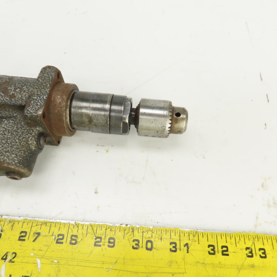 Air Driven Pneumatic Drill/Tapping Head 1/2" Stroke Jacobs 1BA 3/8-24 THD 0-1/4"