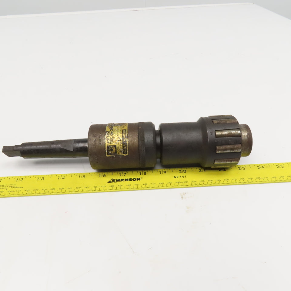 United Technologies Multi Roll Burnishing Tool 2.562" OD Morse Taper #3 MT3