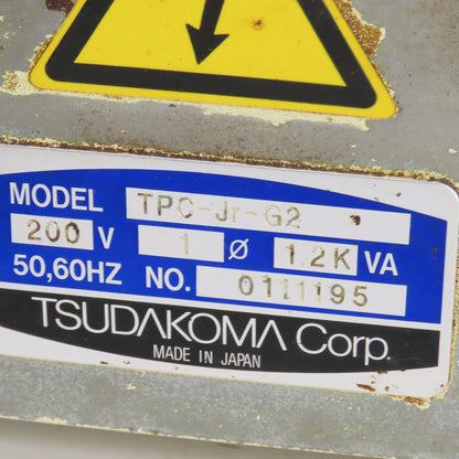 Tsudakoma TPC-Jr-G2 Rotary Indexing Controller 1PH 1.2kVA 50/60HZ 200V