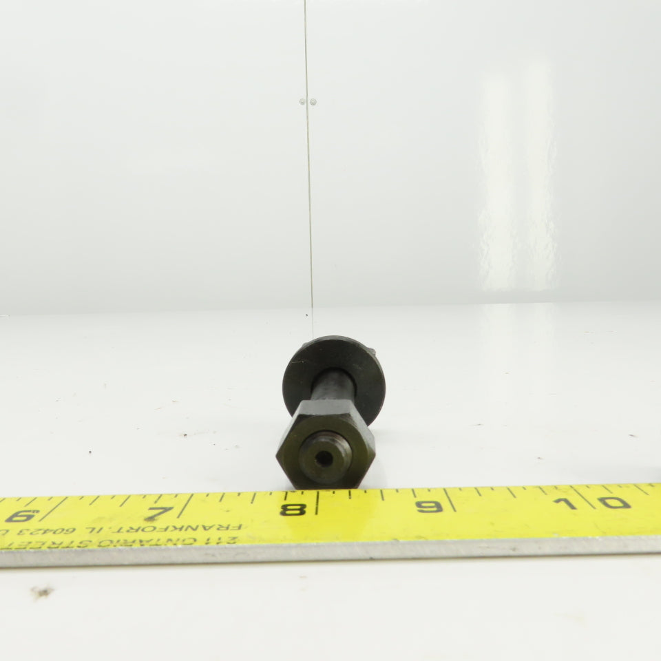 7/8" Square Hex Head Bolt 1/2-13 TPI W/Nut 2-5/8" OAL Lot Of 2