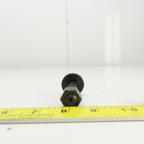 7/8" Square Hex Head Bolt 1/2-13 TPI W/Nut 2-5/8" OAL Lot Of 2
