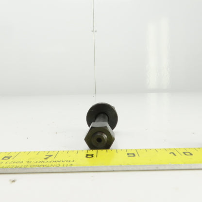 7/8" Square Hex Head Bolt 1/2-13 TPI W/Nut 2-5/8" OAL Lot Of 2