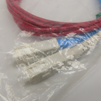 Fiberdyne Labs F9C21B2GC6603FR Multimode Duplex Red Cable Assembly SC-SC 2'