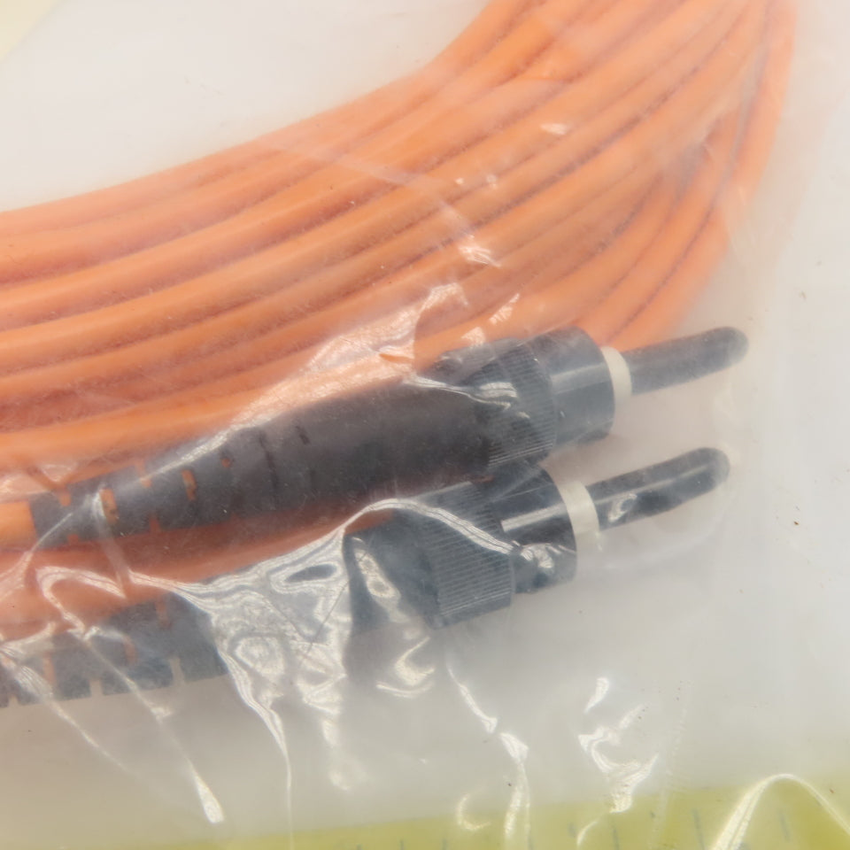 Black Box EFN062-010M-CC Multimode Fiber Optic Cable ST-ST Duplex 10 Meter