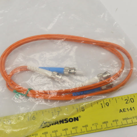Fiberdyne F9C21B2GC1103F Multimode Duplex Fiber Optic Cable ST-ST 3'
