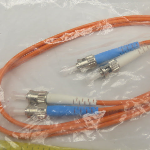 Fiberdyne F9C21B2GC1103F Multimode Duplex Fiber Optic Cable ST-ST 3'