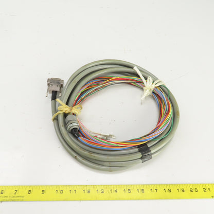 Omron XM2S-15 Connector W/Fuji E.W.C 2004 14 Conductor Cable 12' OAL