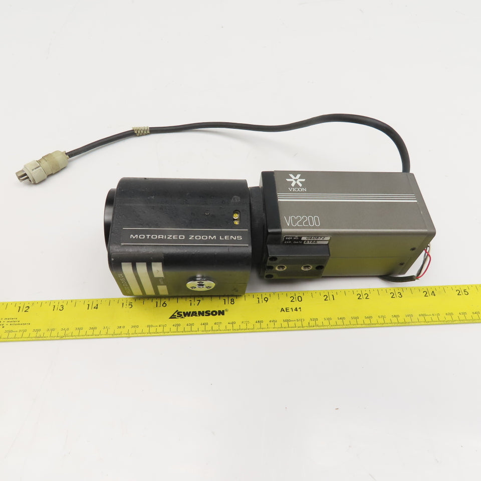 Vicon VC2200-24 Pelco TVH6AC-1 12VDC Motorized Zoom 8.5-51mm
