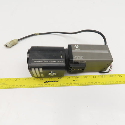 Vicon VC2200-24 Pelco TVH6AC-1 12VDC Motorized Zoom 8.5-51mm