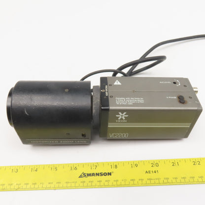 Vicon VC2200-24 Pelco TVH6AC-1 12VDC Motorized Zoom 8.5-51mm