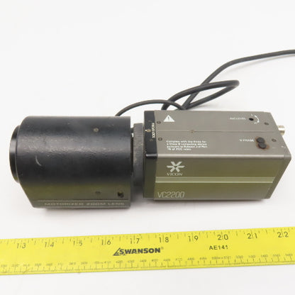Vicon VC2200-24 Pelco TVH6AC-1 12VDC Motorized Zoom 8.5-51mm