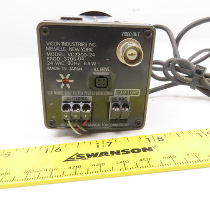 Vicon VC2200-24 Pelco TVH6AC-1 12VDC Motorized Zoom 8.5-51mm