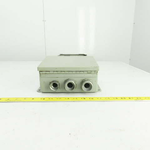 Hoffman A-806CH 8" x 6" x 3-1/2" Electrical Enclosure W/Backplate Lot Of 2