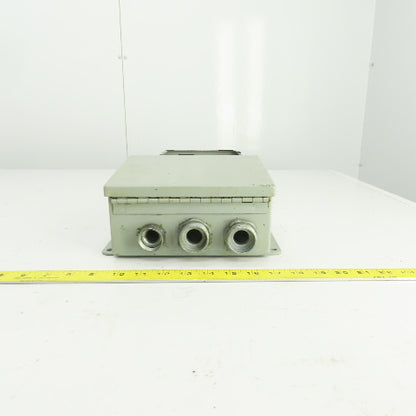 Hoffman A-806CH 8" x 6" x 3-1/2" Electrical Enclosure W/Backplate Lot Of 2