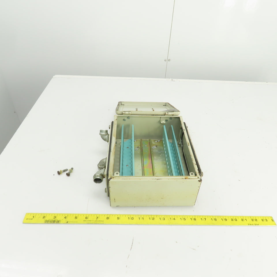 Eldon Type HL 1215 IP 44 8.5" x 10.5" x 4.5" Electrical Enclosure W/Backplate