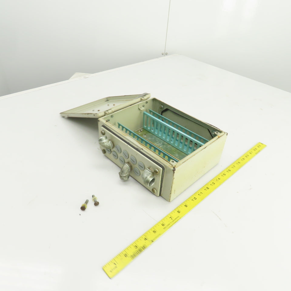 Eldon Type HL 1215 IP 44 8.5" x 10.5" x 4.5" Electrical Enclosure W/Backplate