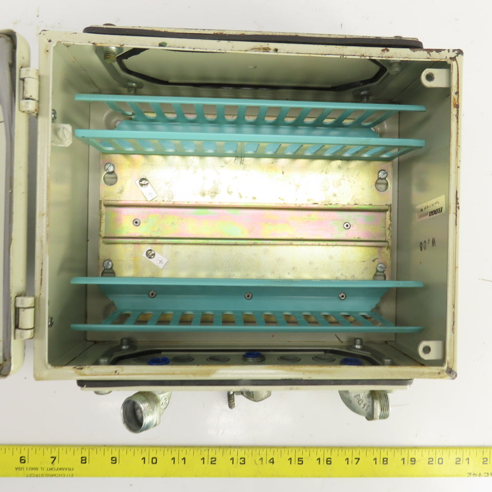 Eldon Type HL 1215 IP 44 8.5" x 10.5" x 4.5" Electrical Enclosure W/Backplate