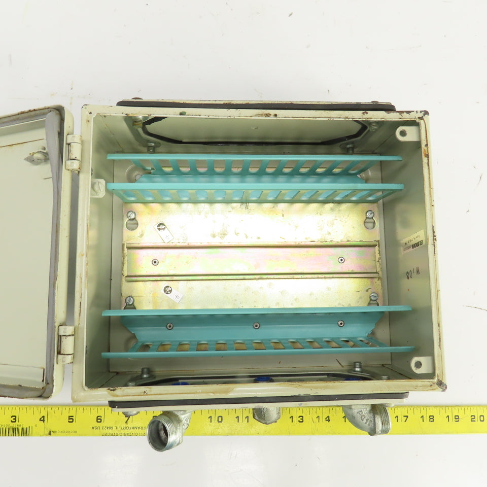 Eldon Type HL 1215 IP 44 8.5" x 10.5" x 4.5" Electrical Enclosure W/Backplate