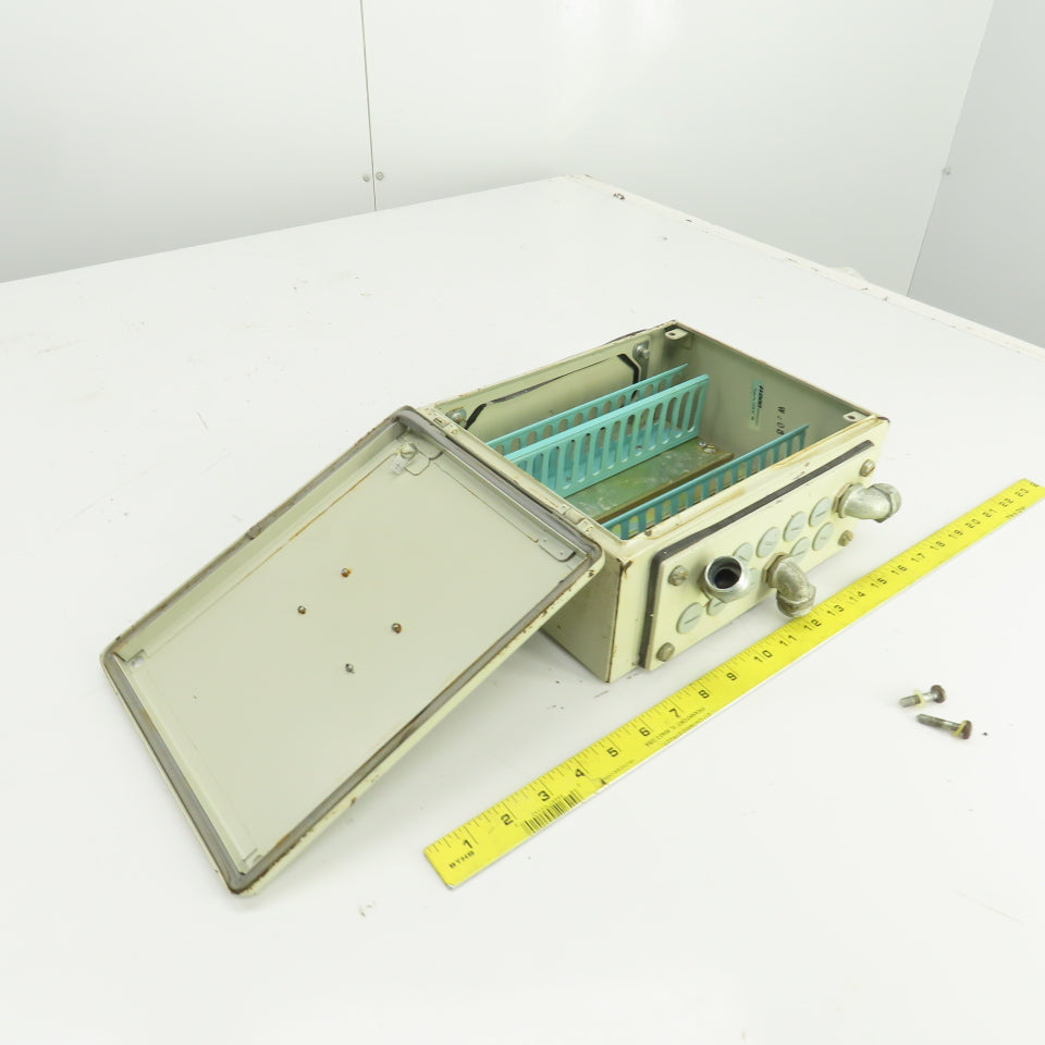 Eldon Type HL 1215 IP 44 8.5" x 10.5" x 4.5" Electrical Enclosure W/Backplate