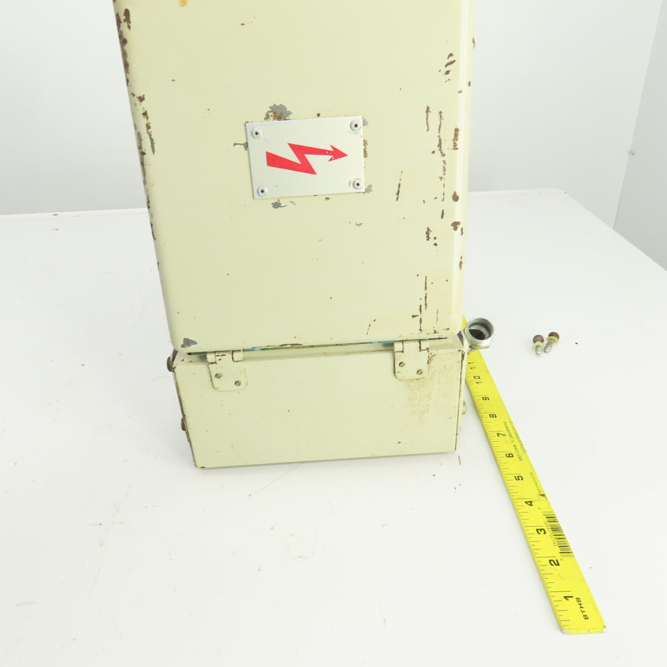 Eldon Type HL 1215 IP 44 8.5" x 10.5" x 4.5" Electrical Enclosure W/Backplate