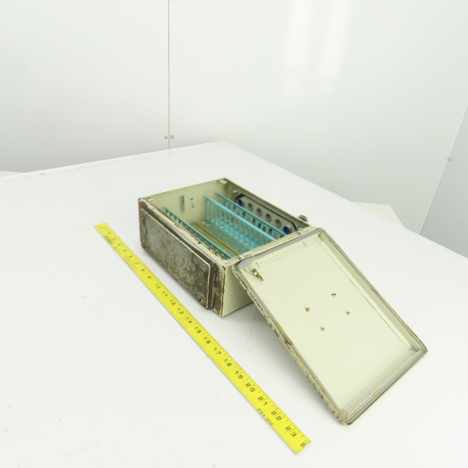 Eldon Type HL 1215 IP 44 8.5" x 10.5" x 4.5" Electrical Enclosure W/Backplate