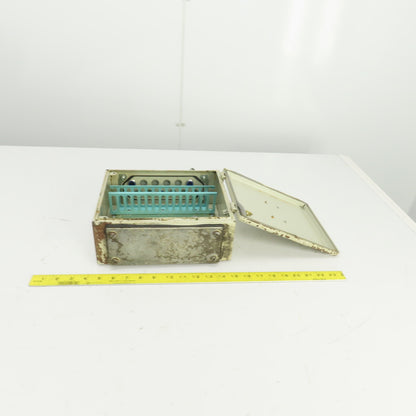 Eldon Type HL 1215 IP 44 8.5" x 10.5" x 4.5" Electrical Enclosure W/Backplate
