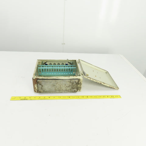 Eldon Type HL 1215 IP 44 8.5" x 10.5" x 4.5" Electrical Enclosure W/Backplate