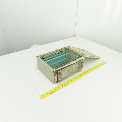 Eldon Type HL 1215 IP 44 8.5" x 10.5" x 4.5" Electrical Enclosure W/Backplate