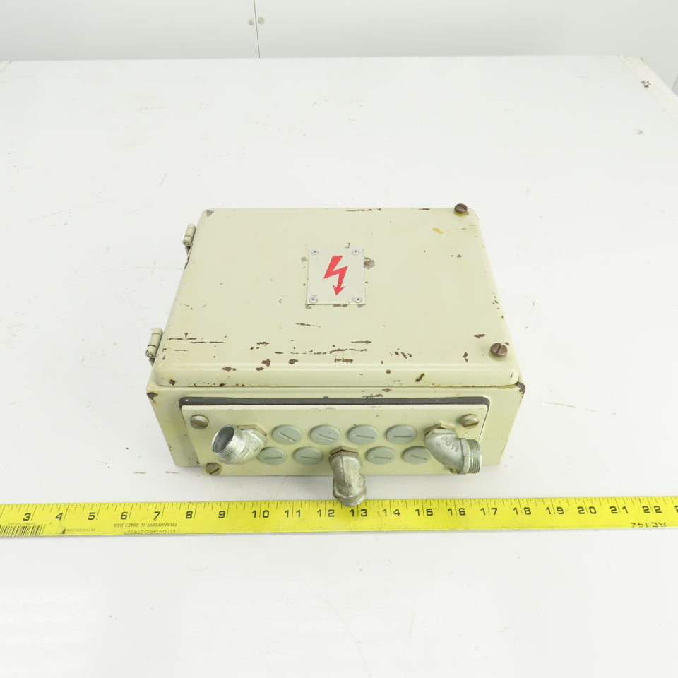 Eldon Type HL 1215 IP 44 8.5" x 10.5" x 4.5" Electrical Enclosure W/Backplate