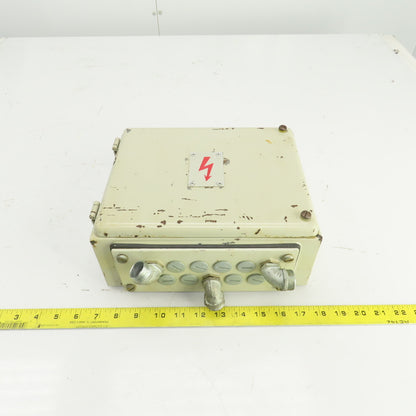 Eldon Type HL 1215 IP 44 8.5" x 10.5" x 4.5" Electrical Enclosure W/Backplate