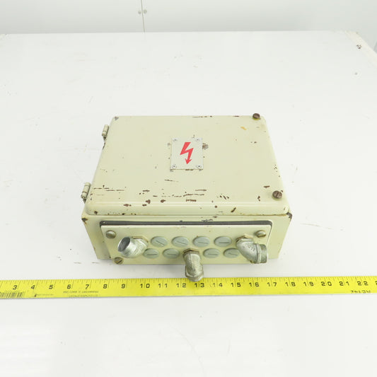 Eldon Type HL 1215 IP 44 8.5" x 10.5" x 4.5" Electrical Enclosure W/Backplate