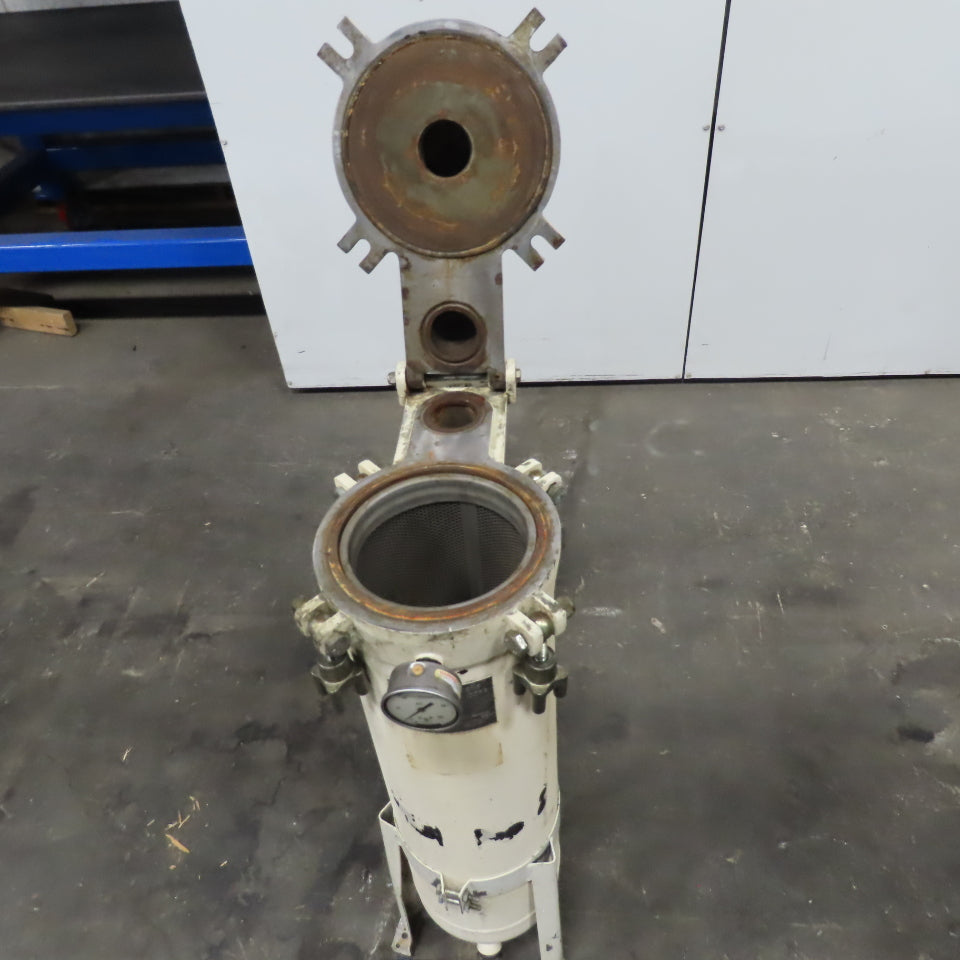 Filtration Systems 7" x 28" Steel Filter Strainer Vessel 150PSI 2" NPT